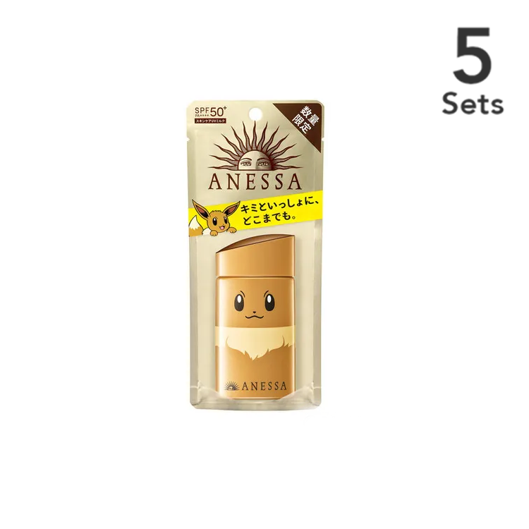安耐曬 [5] [有限數量] Shiseido Anesa Perfect紫外皮膚護理牛奶60ml“ Pokemon Limited Package”（EEVEE）/容量：60ml