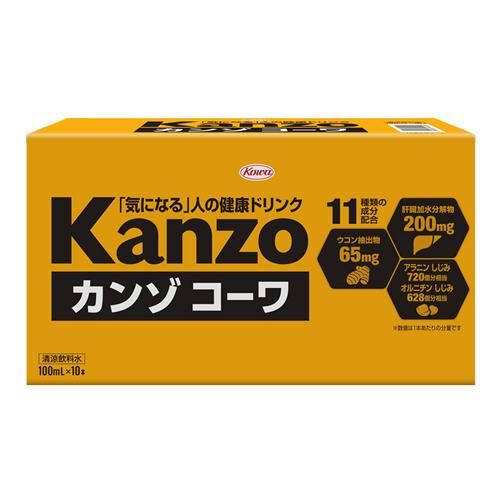 Kanzo Kowa Drink 100 mL × 10 Bottles
