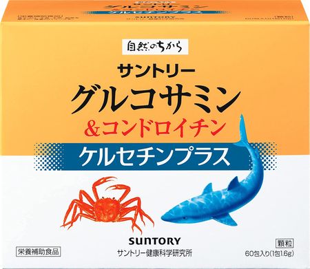 Suntory Glucosamine & Chondroitin Granules Quercetin Plus Polyphenol Supplement 60 packets/Approx. 30 days' worth
