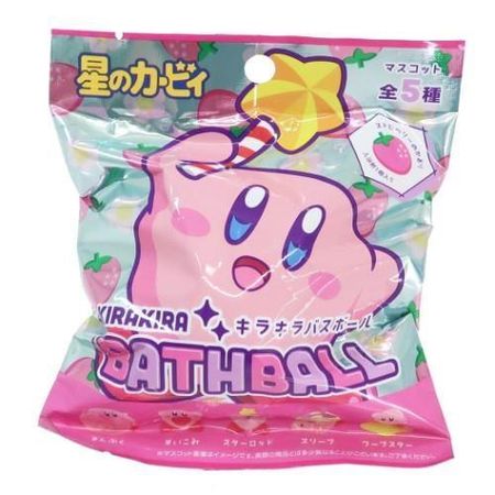 Bath Salts Kirby Sparkling Bath Ball Strawberry Scent