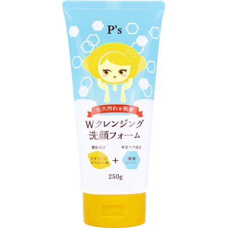 P’s ビタミンC+Wクレンジング洗顔フォーム