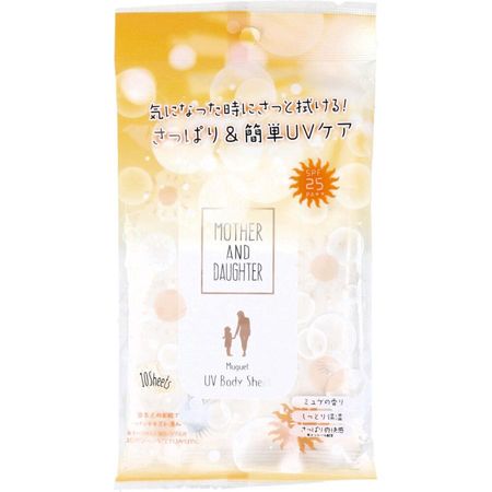 Mother and Daughter UV身體＆臉部防曬濕巾 SPF25 PA++