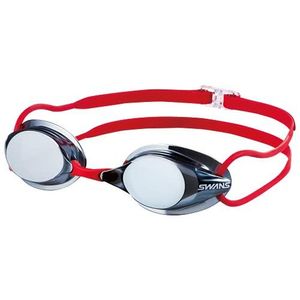 SWANS Swimming Goggle SR-7M SMSI Smoke x Silver Mirror Racing Non-Cloned 12 Years-Adult Made in Japan