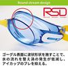 SWANS  ジュニア レーシング ノークッション スイミングゴーグル ミラータイプ FINA承認モデル パープル SR11JN