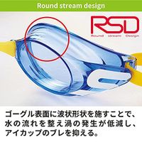 SWANS Junior Racing Gasketless (No-Cushion) Swim Goggles, Mirrored, FINA Approved Model, Purple, SR11JN