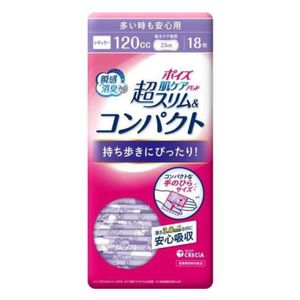 Poise skin care pad super slim & compact for safe 18 pieces