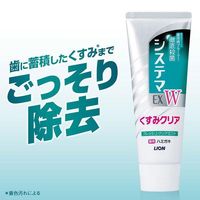 라이온 시스테마 EX W 치약 프레시 클리어 민트