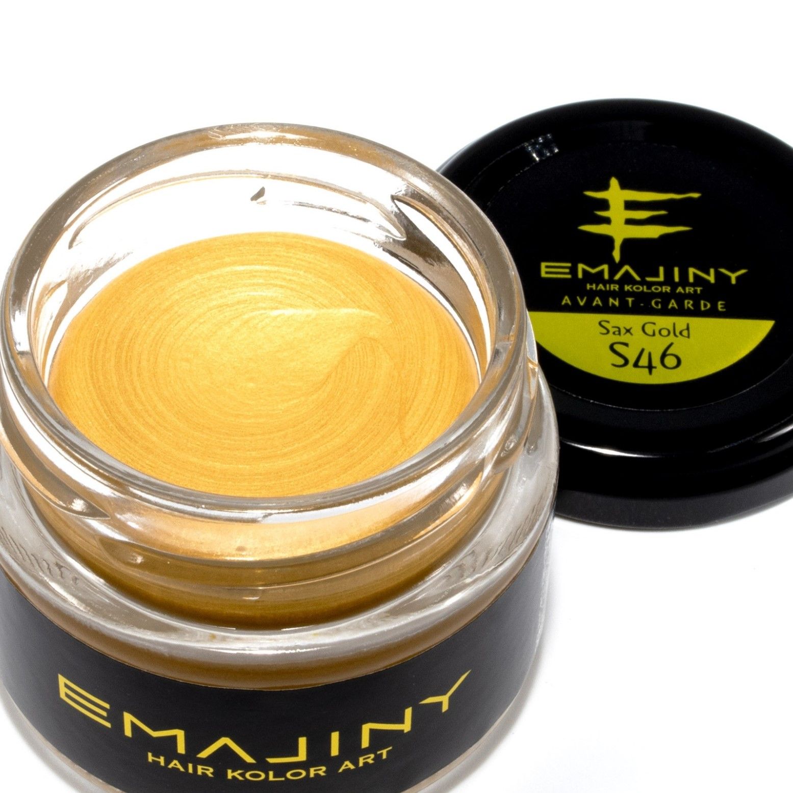 From Japan EMAJINY Sax gold S46 Temporary Hair Kolor Art Wax Unscented