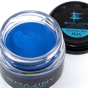 From Japan EMAJINY Mysterious Blue M25 Temporary Hair Kolor Art Wax Unscented