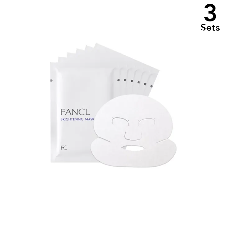 [Set of 3] FANCL Brightening Mask 21ml x 6 pieces