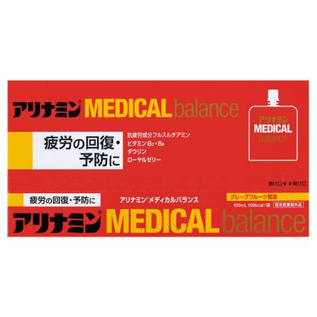 アリナミンメディカルバランスグレープフルーツ風味&lt;100ml×6個&gt;
