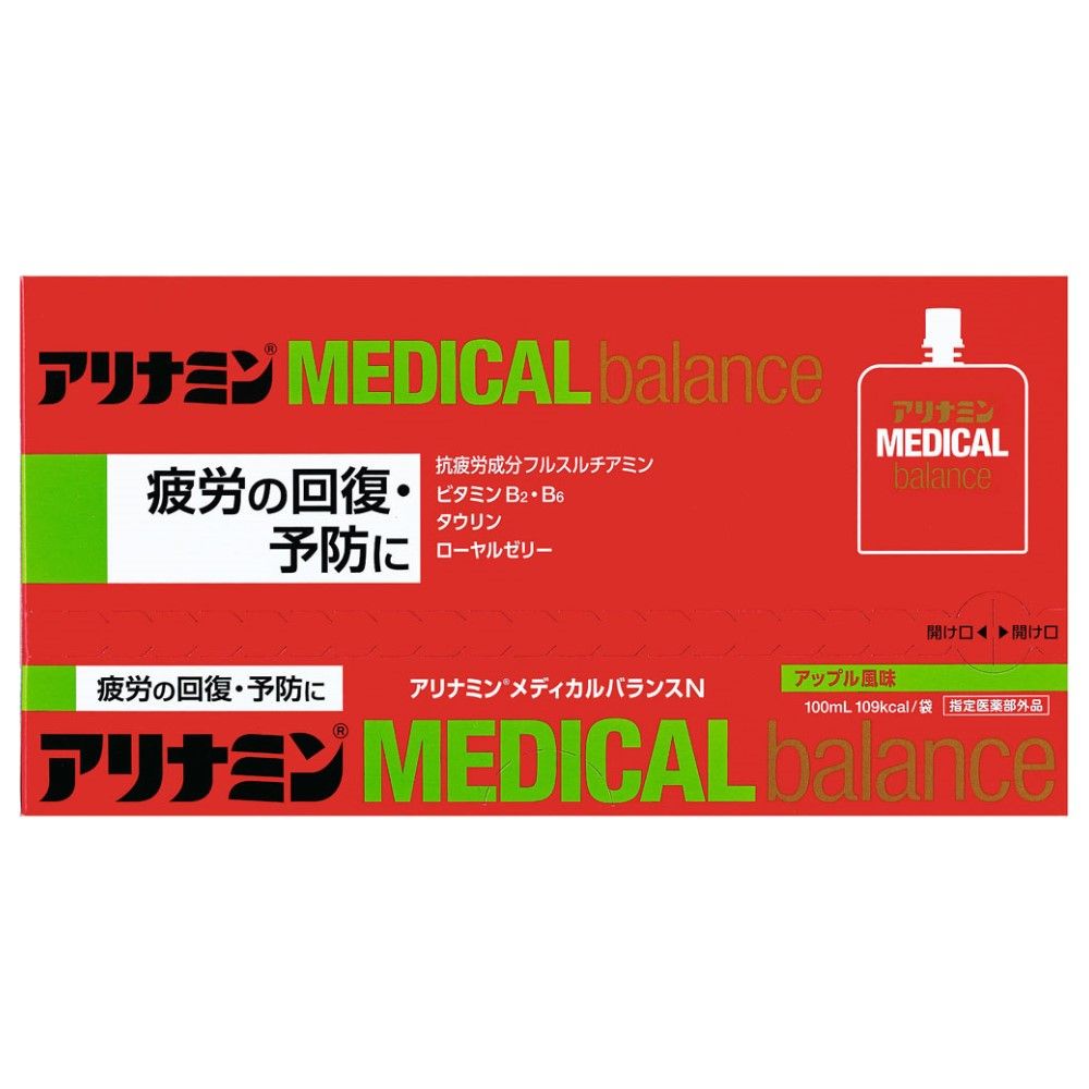 Alinamin Medical Balance Apple Flavor <100 mL × 6 bottles>
