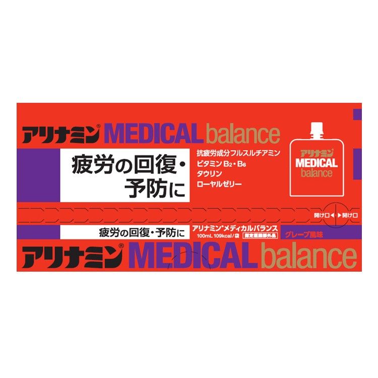 Alinamin Medical Balance Grape Flavor <100 mL × 6 bottles>