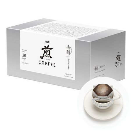 [滴滤咖啡] AGF烘焙普通咖啡 高级滴滤 香浓 清澈 浓郁 20包