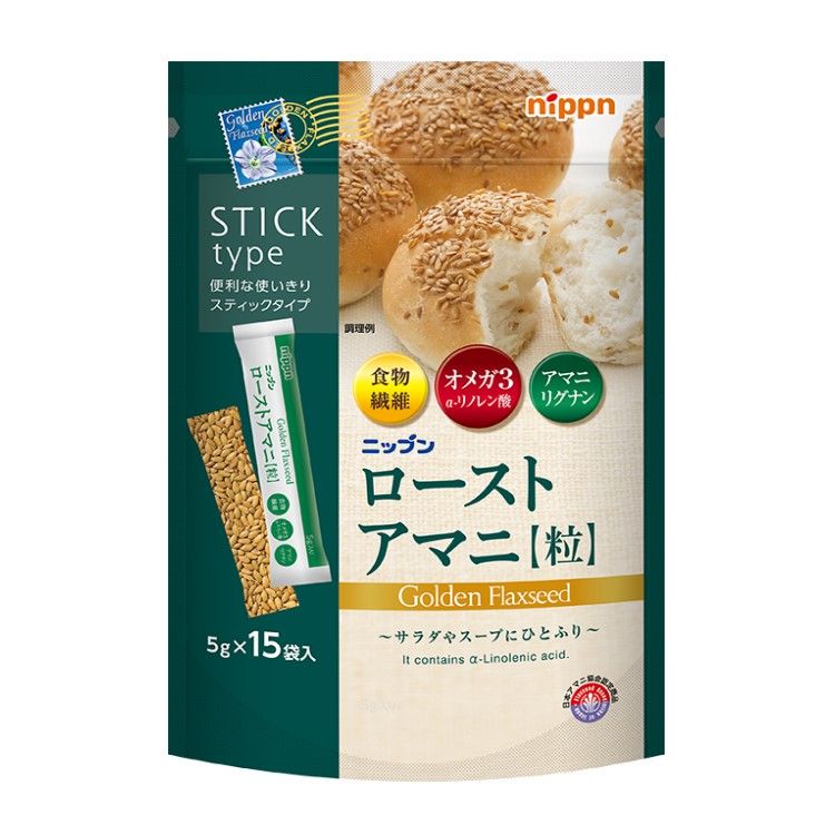 ニップン ローストアマニ粒 75g