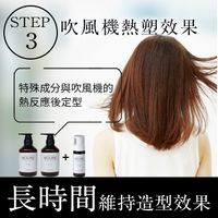 【完整套裝】NIJI NOUNE 直順洗髮精 400ml & 護髮素 400ml & 定型泡沫 150ml