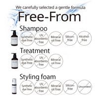 [Complete Set] NOUNE Straight Shampoo 400 ml & Conditioner 400 ml & Styling Foam 150 ml