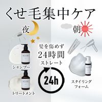 【コンプリートセット】NOUNE ストレート シャンプー 400ml & トリートメント 400ml & スタイリングフォーム150ml