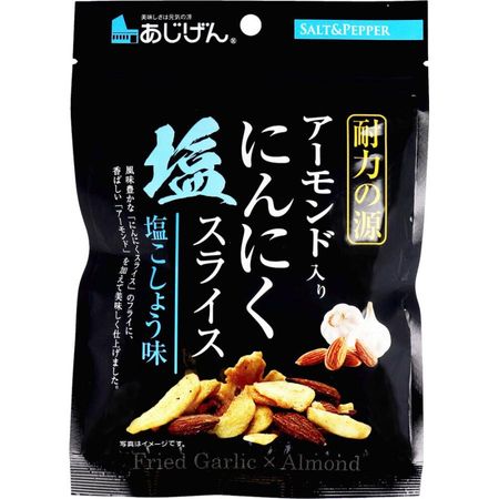 Garlic sliced salt and pepper flavor with the source of the taste source struggle