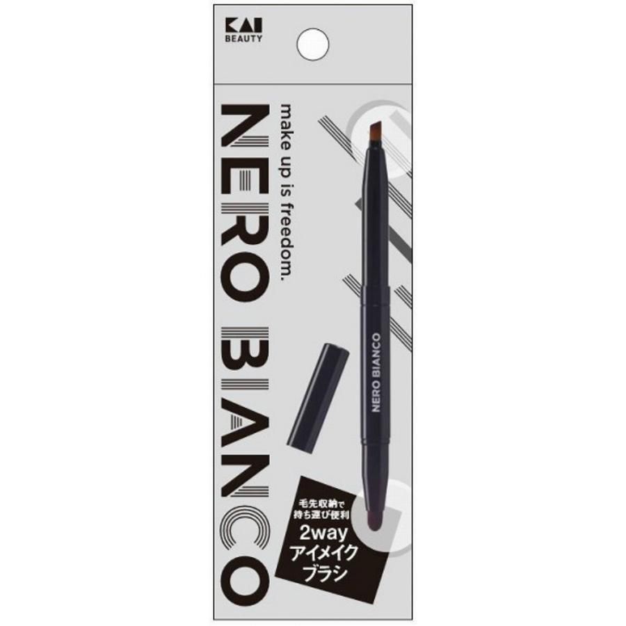Kai NERO BIANCO 2way Eye Makeup Brush KQ-3505