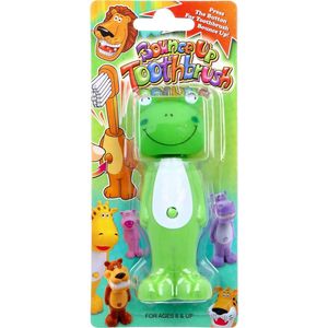 Bounce Up Toothbrush Frog