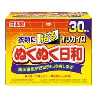 ホッカイロ ぬくぬく日和 貼るタイプ レギュラ―  30個入