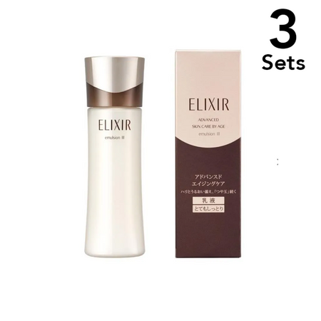 [Set of 3] ELIXIR Advanced ELIXIR TIII 130ml Very Moisturizing
