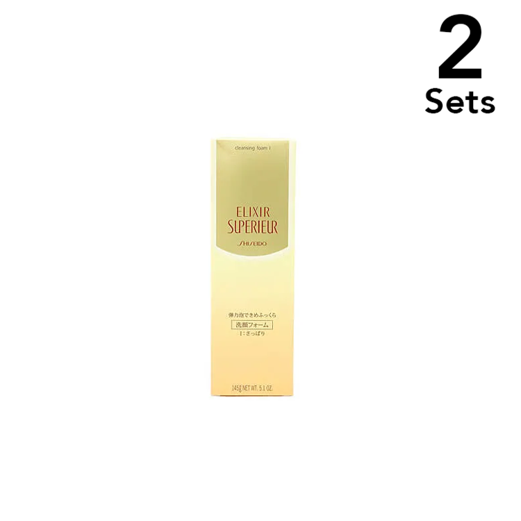 【2개 세트】ELIXIR 엘릭서 슈페리얼 클렌징 폼 Ⅰ N 145g