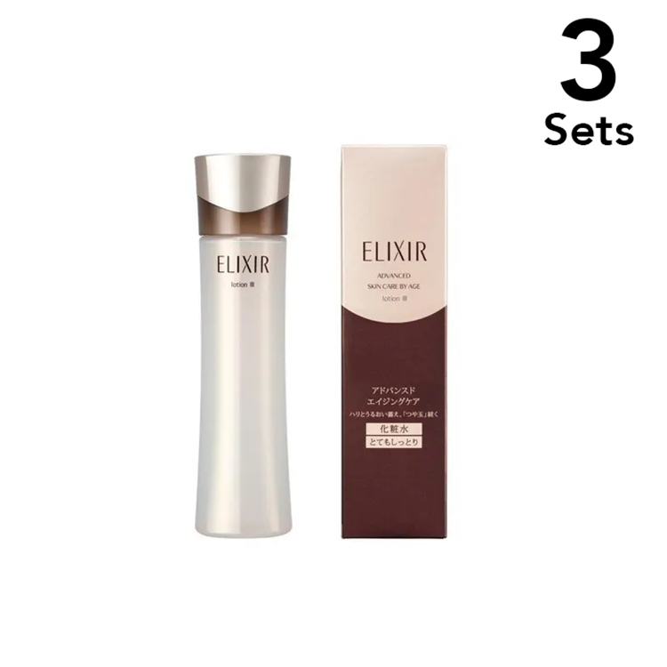 ELIXIR/怡麗絲爾 【3入組】ELIXIR Advanced 化妝水 TⅢ 3 極度保濕型 170ml
