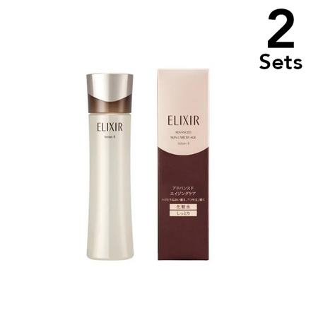 【2入組】ELIXIR怡麗絲爾 進階版保濕化妝水 T Ⅱ 滋潤型 170ml