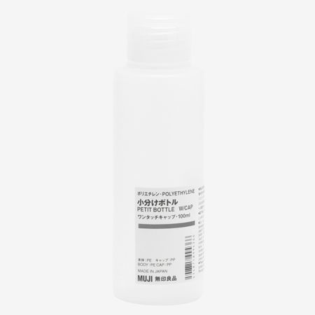MUJI Polyethylene Bottle with One-Touch Cap 100ml