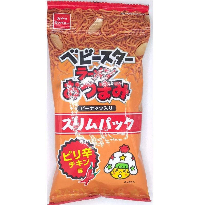 おやつカンパニー ベビースターラーメンおつまみピリ辛チキン味スリムパック 52g