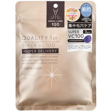 【限量價格】Quality First Derma Laser Super VC 100面膜7片