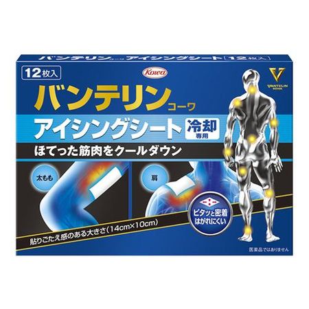 バンテリンコーワ アイシングシート 冷却専用 12枚入