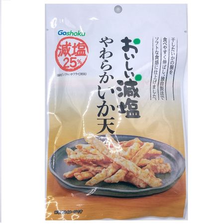 Mixed Food Delicious Low-Salt Soft Squid Tempura 48g