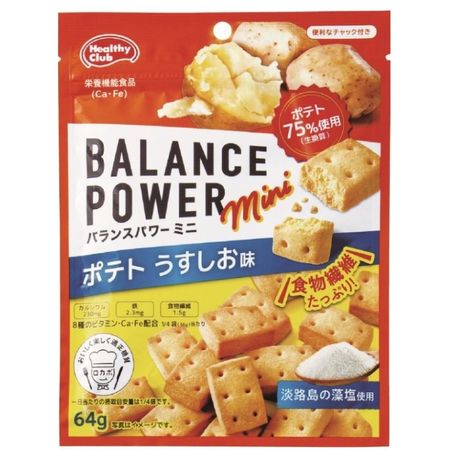 ハマダコンフェクト バランスパワーミニポテト うすしお味 64ｇ