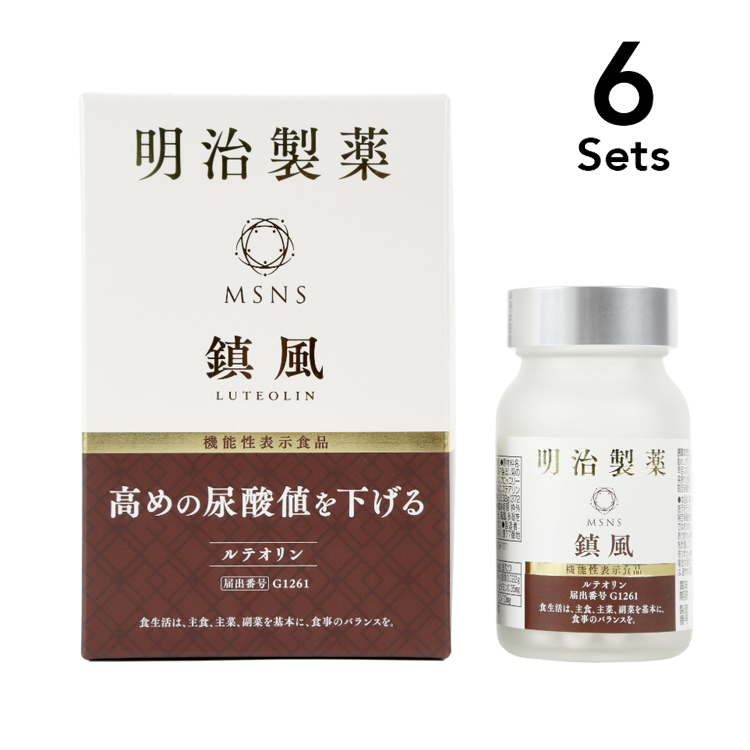 【6個セット】明治製薬 NMN10000 鎮風  60粒【高めの尿酸値を下げる】