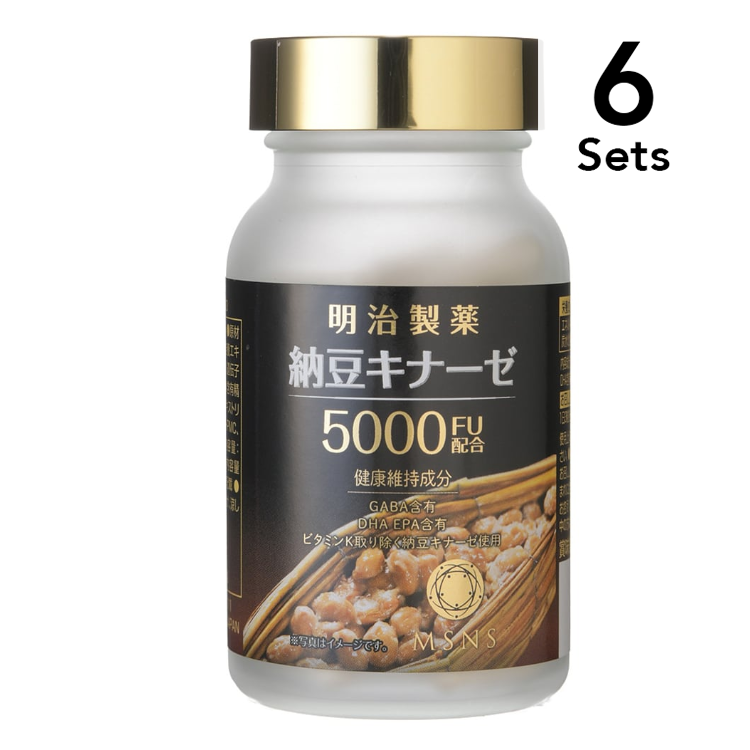 【6個セット】納豆キナーゼ 5000FU  90粒