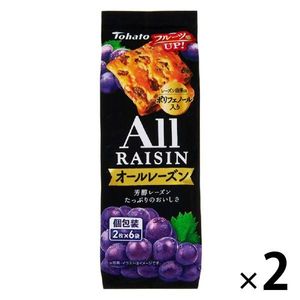 [ 2 件入組] Tohato 全葡萄乾 2 粒 x 6 袋