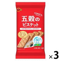 【3个装】波本五谷饼干 32枚入（4枚入 x 8袋）
