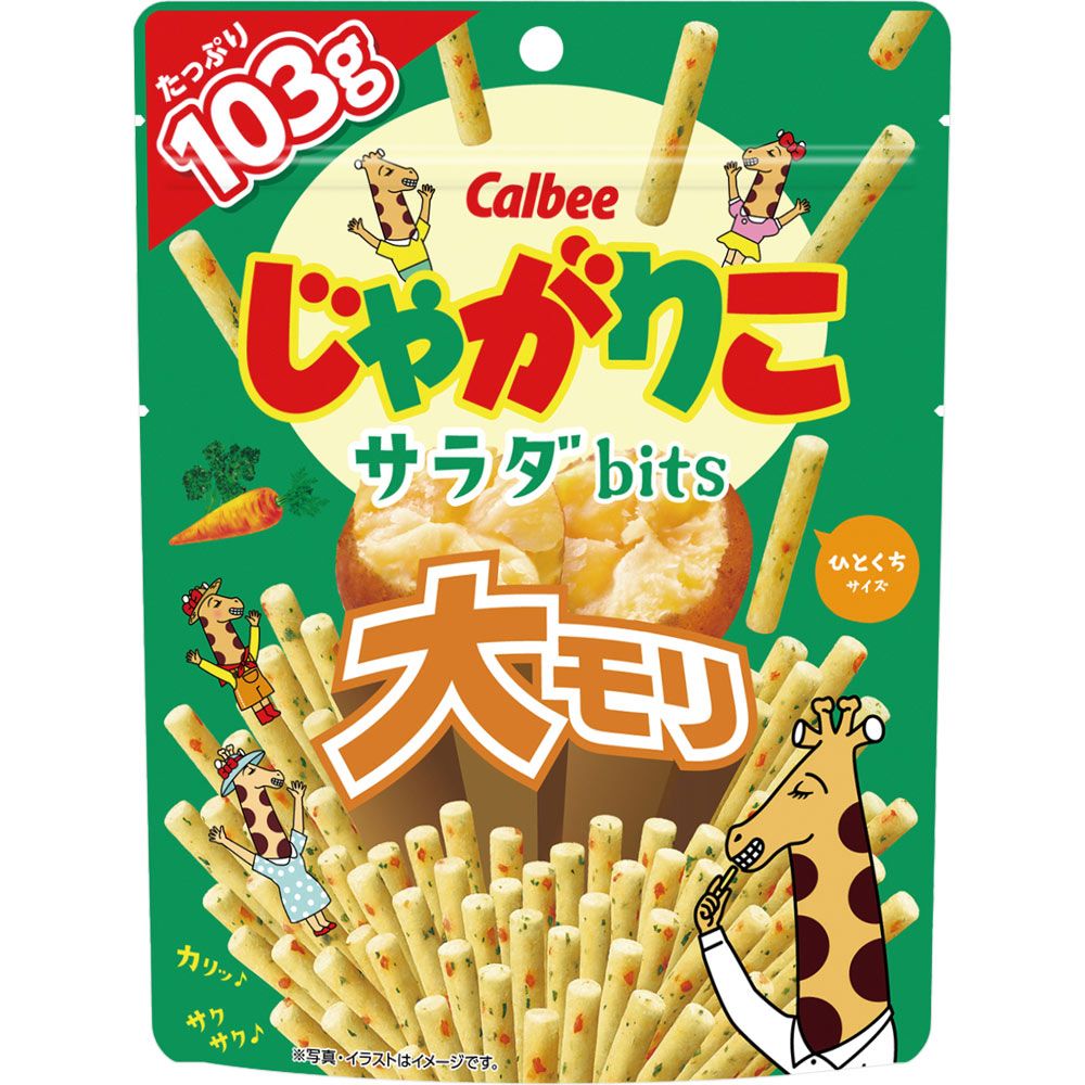 Calbee Jagariko Salad BITS Large Mori 103G