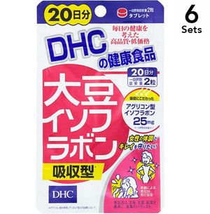 【6個セット】DHC 大豆イソフラボン 吸収型 40粒