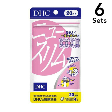 【6개 세트】DHC 뉴슬림 80정