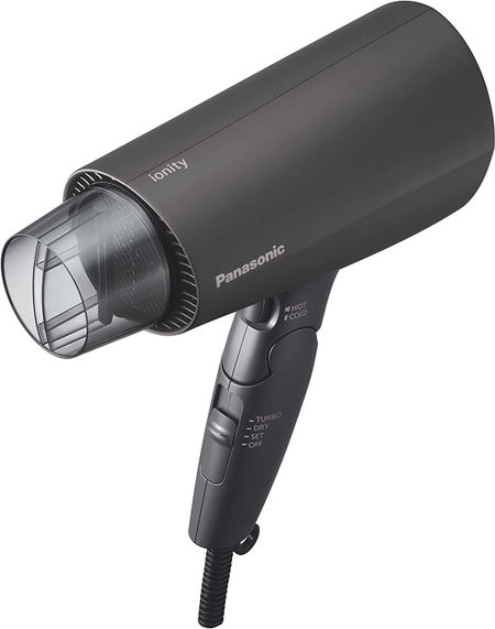 Panasonic Ionity Hair Dryer, Quick Drying, High Airflow, Mineral Negative Ion, Black, EH-NE7J-K