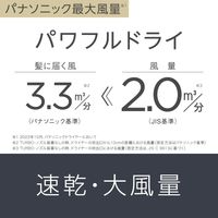 Panasonic Ionity Hair Dryer, Quick-Dry, High Airflow, Mineral Negative Ions, Black (EH-NE7J-K)