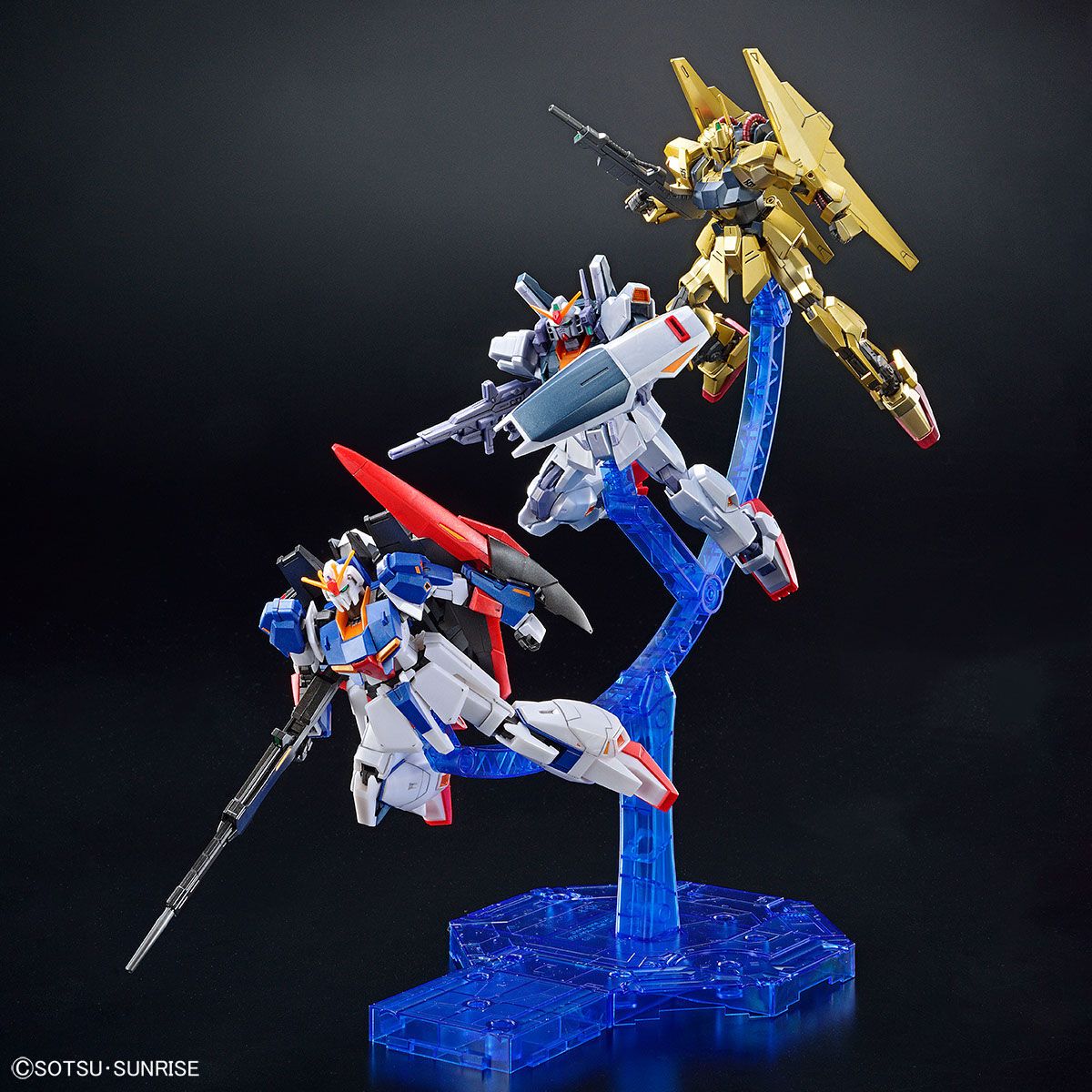 HG 1/144 Gundam Base Limited Zeta Gundam [U.C.0088]/Hyakushi/Gundam MK-II (AEGO specification) Set [Gripus Generation Special Color]