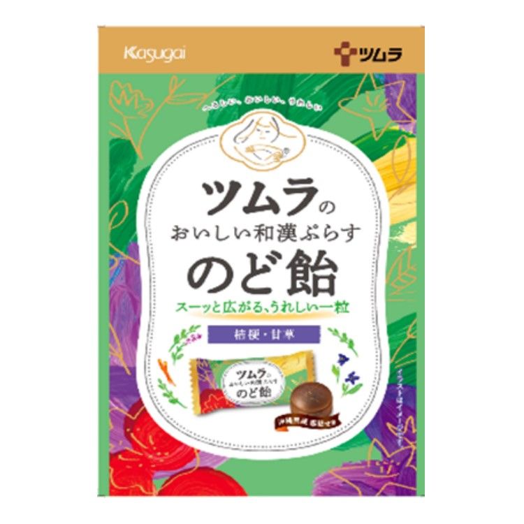 [Limited price] Tsumura's delicious Japanese kanpusu throat candy 49g