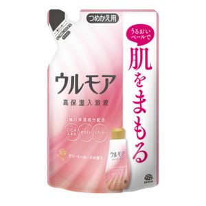 ウルモア 高保湿入浴液 クリーミーローズ つめかえ 480mL