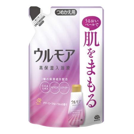 Ulmore 高保湿沐浴液 奶油花香补充装 480毫升