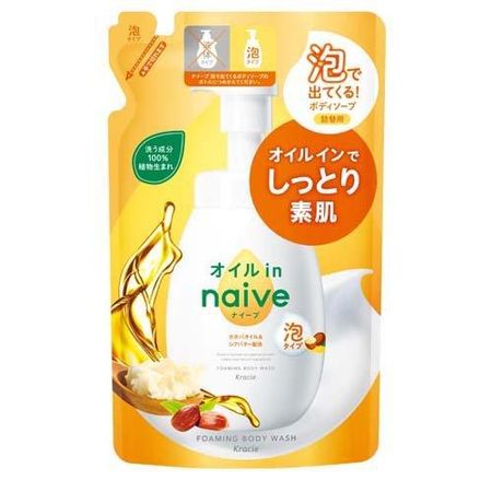 Kracie Naive 泡沫沐浴露（油性）補充裝